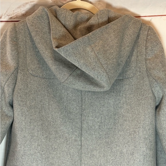 J. Crew Light Gray Women's Pea Coat - Picture 5 of 6